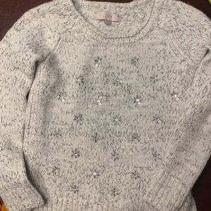 Jeweled Knit Sweater